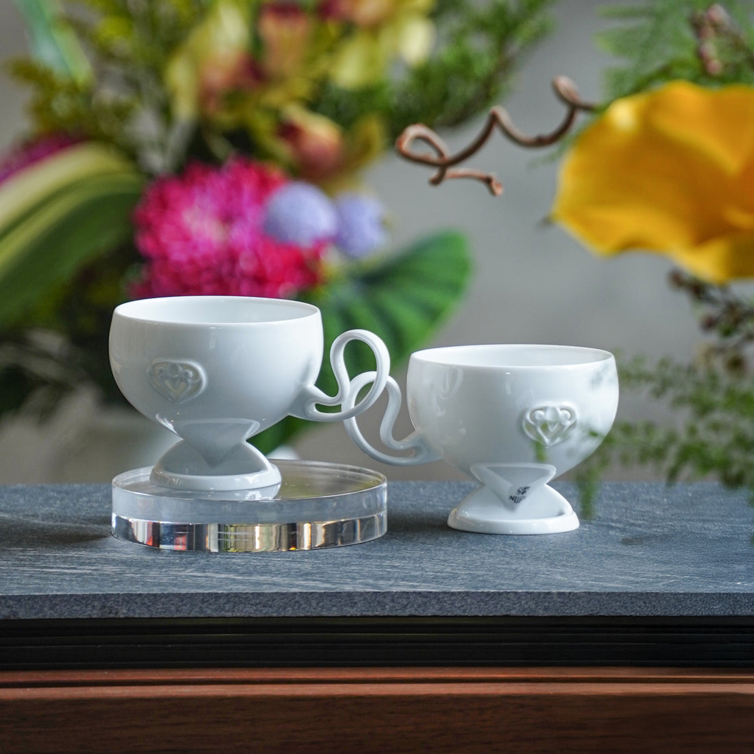 八方新氣 春暖花開 對杯組 藝術瓷器 咖啡杯 居家生活