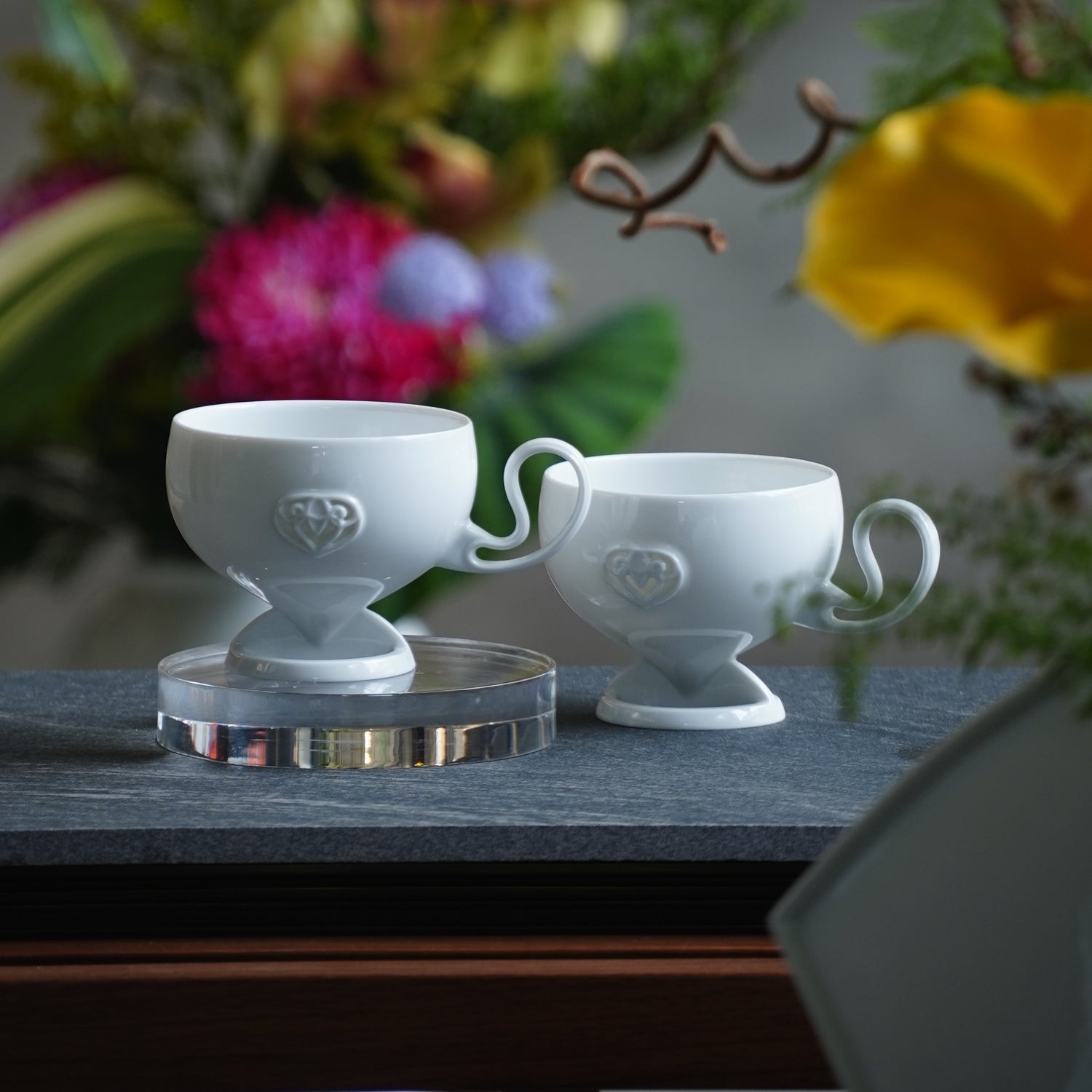 八方新氣 春暖花開 對杯組 藝術瓷器 咖啡杯 居家生活