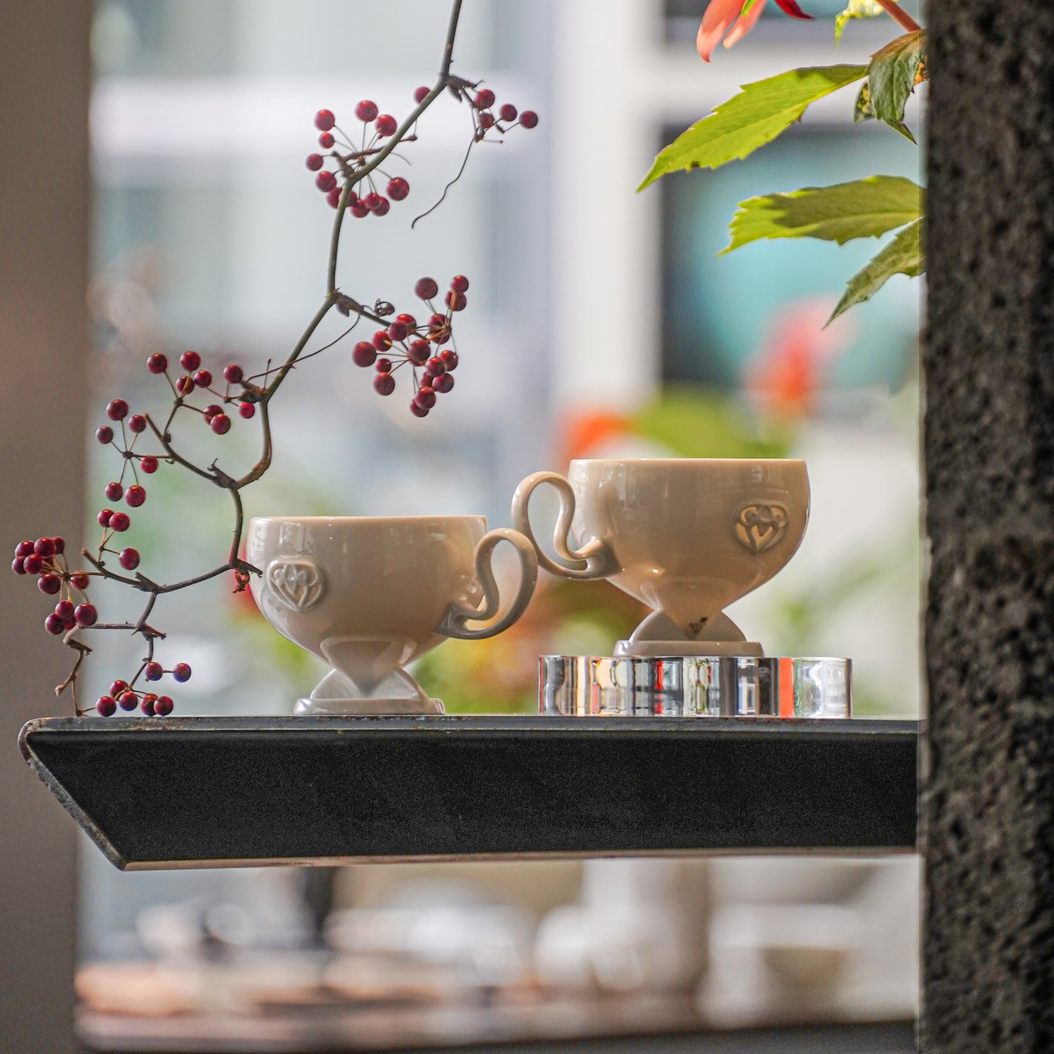 八方新氣 春暖花開 對杯組 藝術瓷器 咖啡杯 居家生活