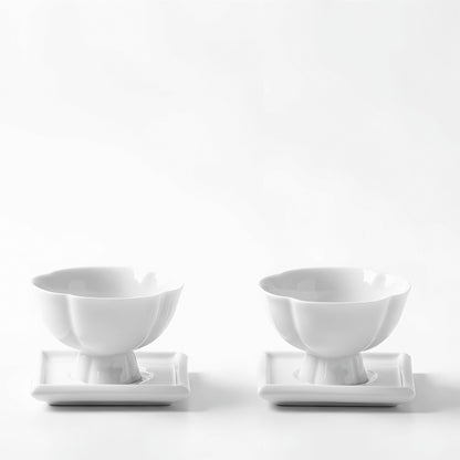 隨圓 八方新氣 茶具 茶器 白瓷 禮物 禮盒 居家生活 造形杯盤組