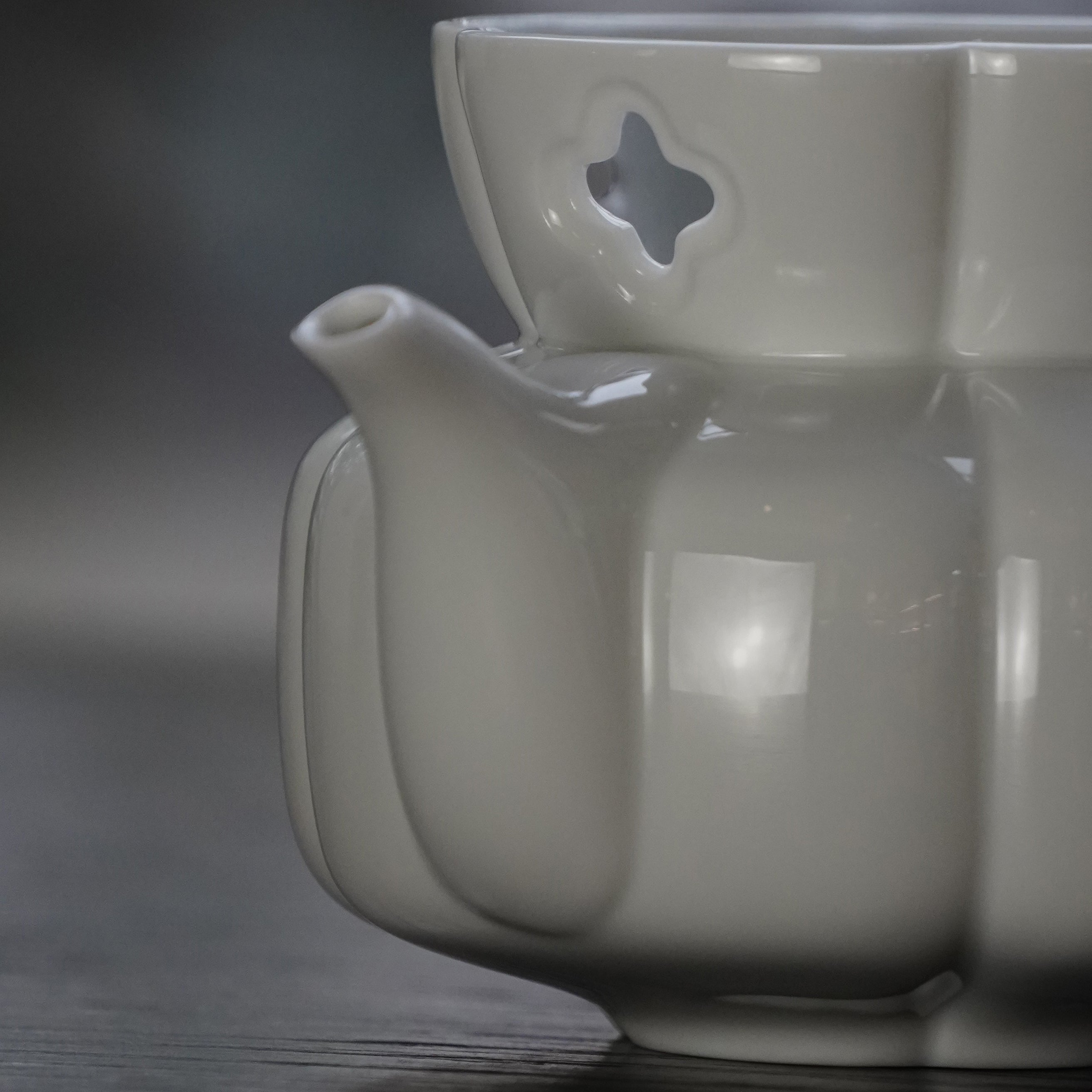 茶道具 信楽水指 刻 花月 在銘 共箱 美品(LC962) 隨圓瓷器茶具組| 八方新氣｜送禮首選，尊享茶藝美學