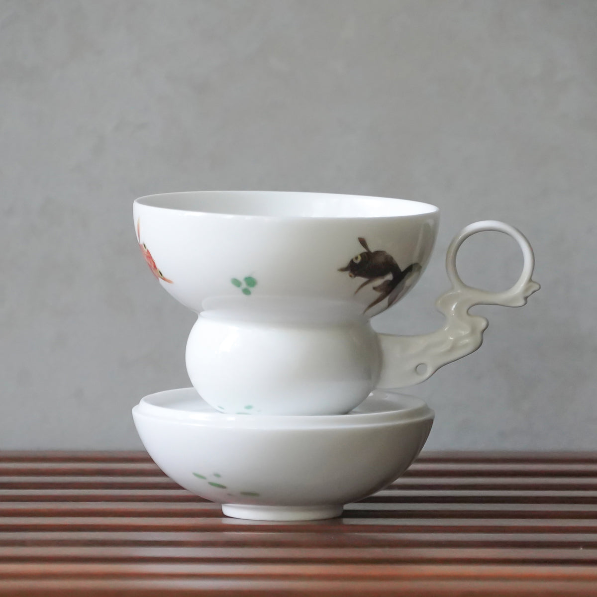 八方新氣 咖啡杯 杯子款式 茶杯 皓月 杯盤組 金玉滿堂 月 雲 金魚