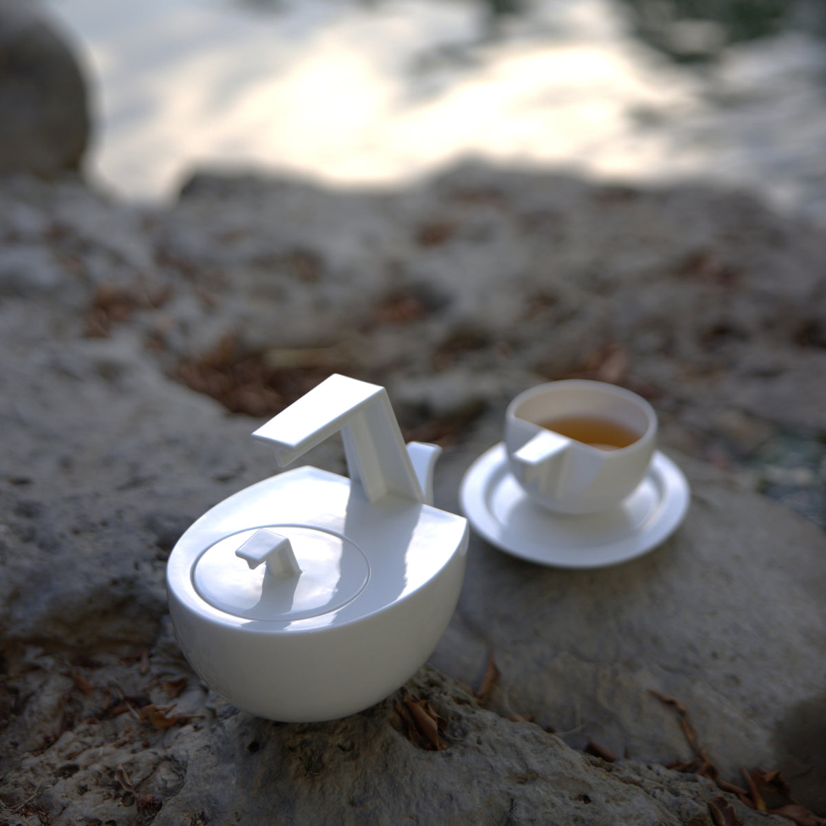 海量茶具組居家陳列｜適合茶席與咖啡分享的白瓷收藏