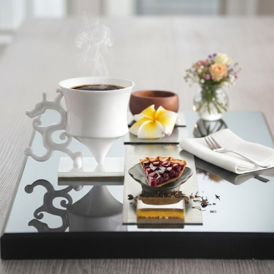 龍尊 廚房餐桌 茶杯 荼具 白瓷 王俠軍 八方新氣 咖啡杯