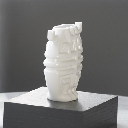 享壽 小瓶 白瓷 家飾品 居家生活 八方新氣 花瓶 藝術造形