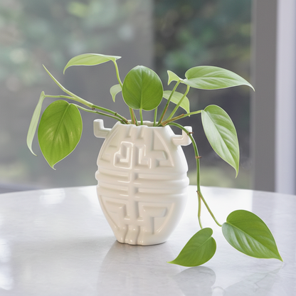 享壽 小瓶 白瓷 家飾品 居家生活 八方新氣 花瓶 藝術造形