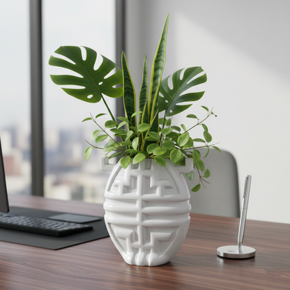 享壽 小瓶 白瓷 家飾品 居家生活 八方新氣 花瓶 藝術造形