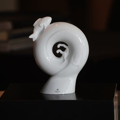 蒸蒸日上 存錢筒 八方新氣 白瓷