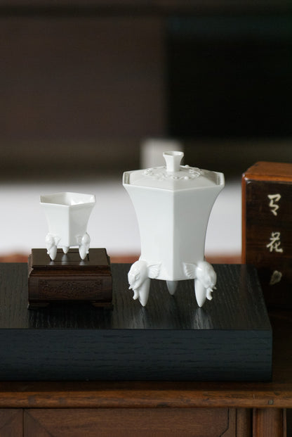 豪情有相瓷器茶具組｜三角立足造型寓意穩固與和平