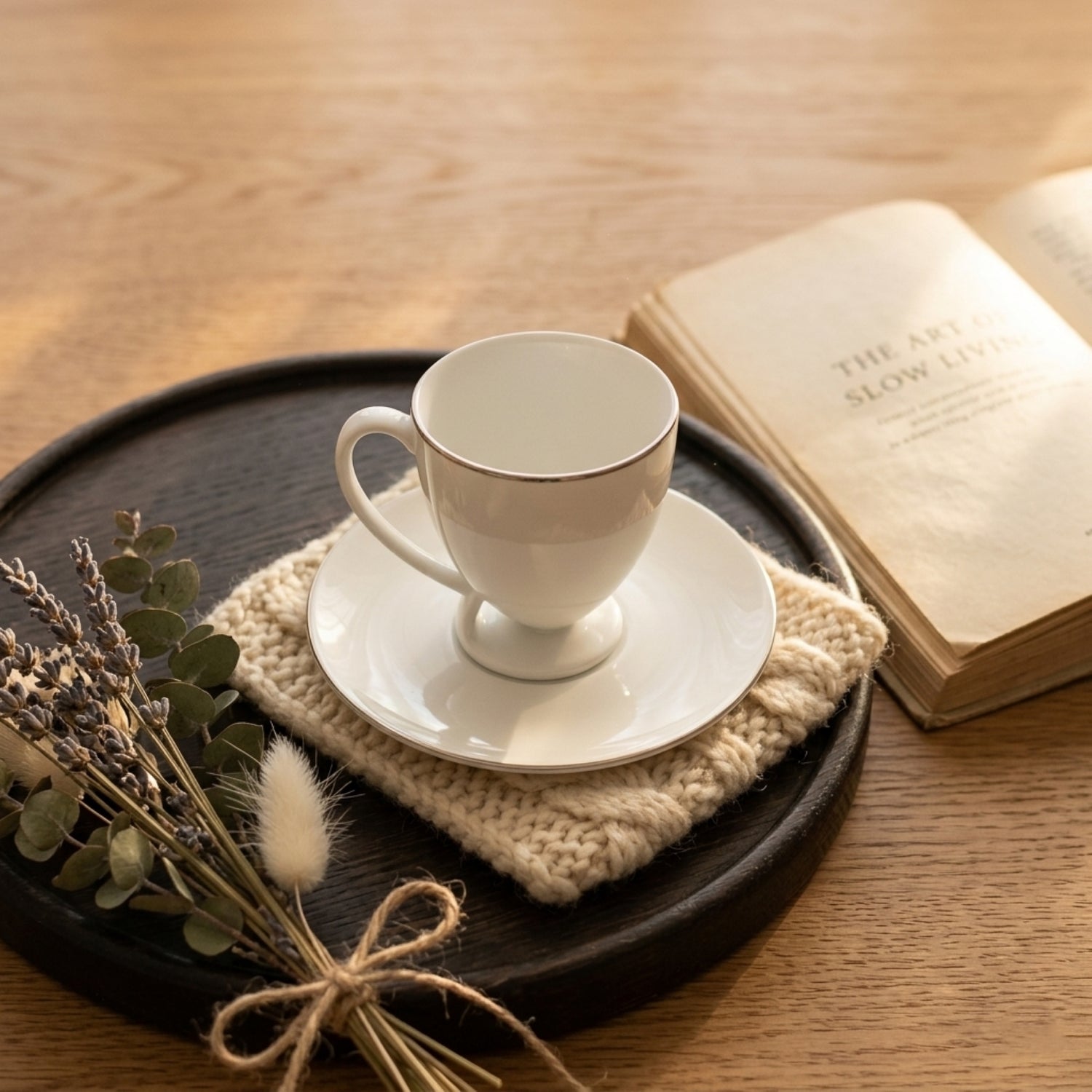 起舞 八方新氣 造形壺 金邊 白瓷藝術 水滴狀 花苞