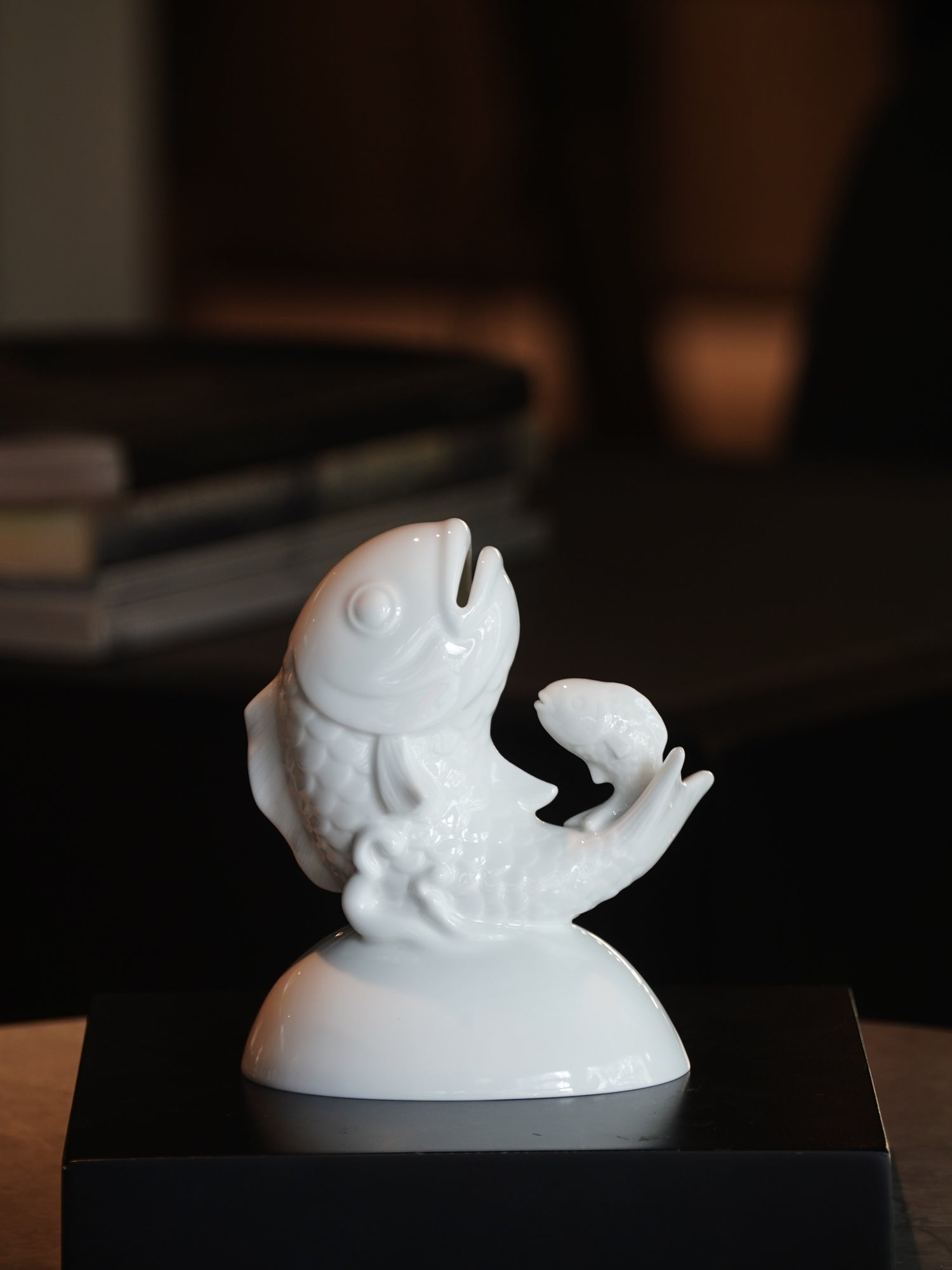 代代富足 存錢筒 八方新氣 白瓷藝術 魚