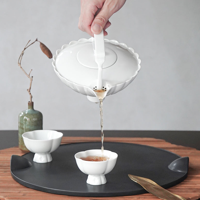 春嵐｜現代山水茶壺茶杯組｜八方新氣藝術瓷器