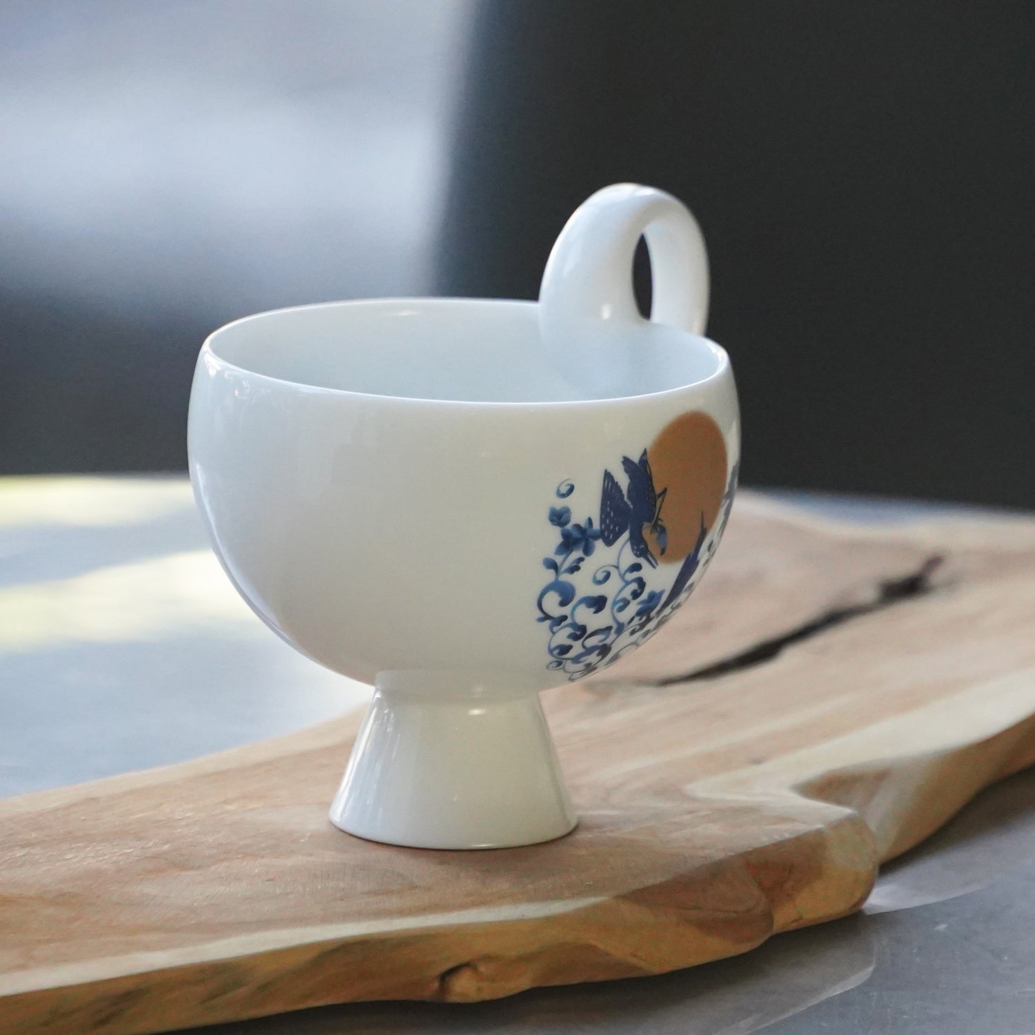 北投青花 藝術造形杯 把手杯 居家生活 八方新氣 杯盤組