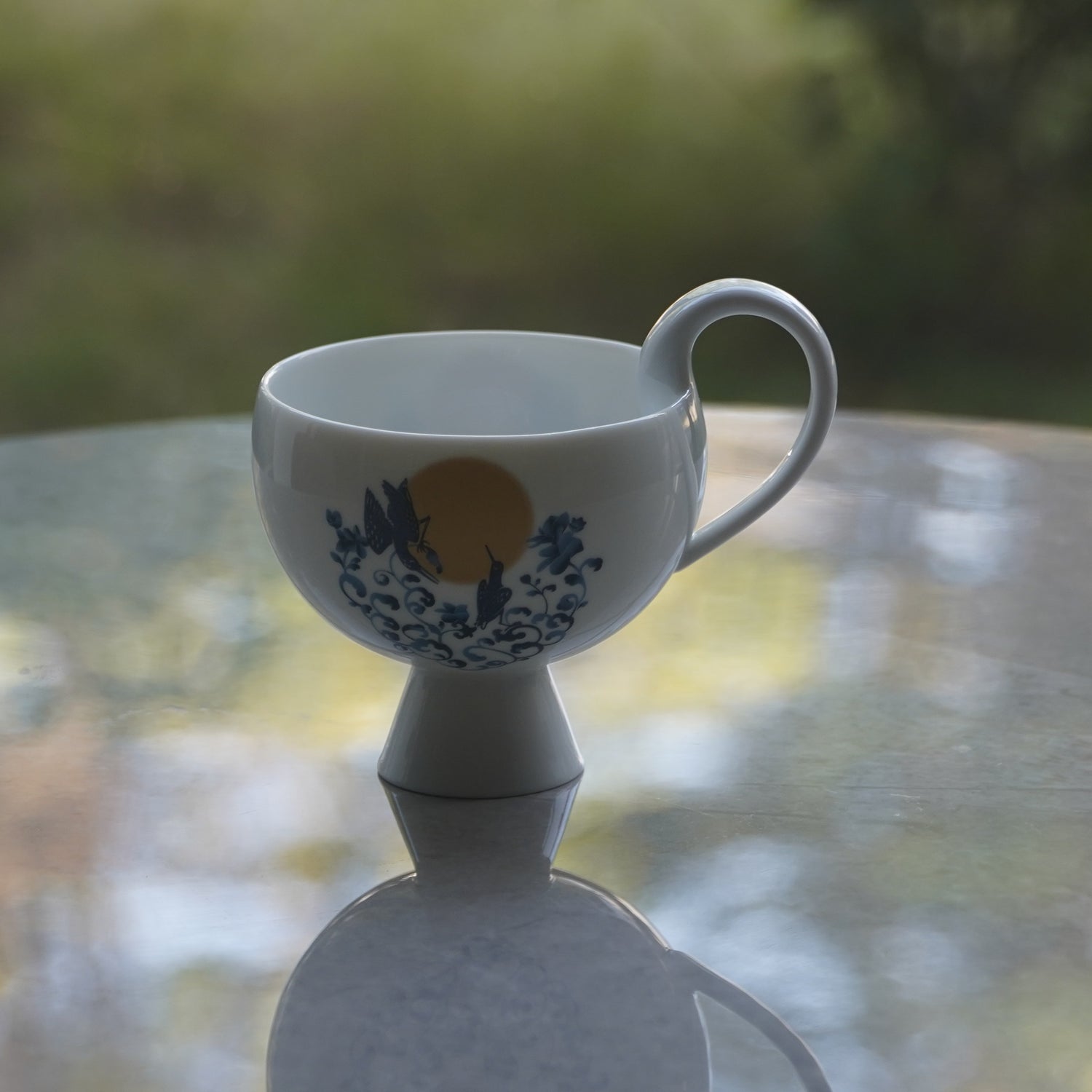 北投青花 藝術造形杯 把手杯 居家生活 八方新氣 杯盤組