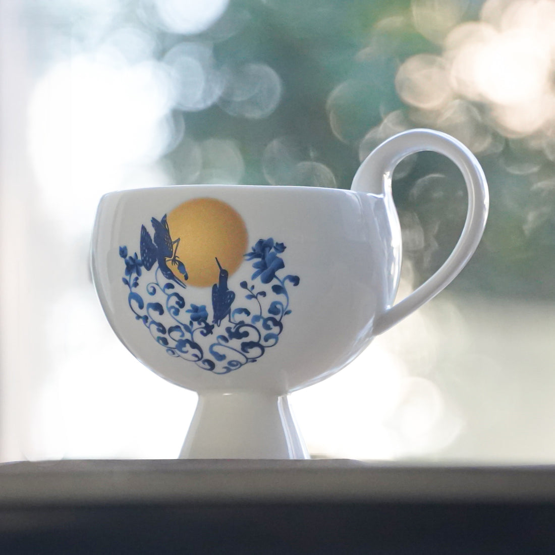 北投青花 藝術造形杯 把手杯 居家生活 八方新氣 杯盤組