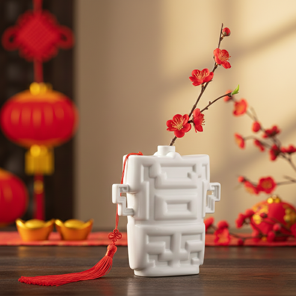富貴 瓷器小瓶 居家生活 花瓶