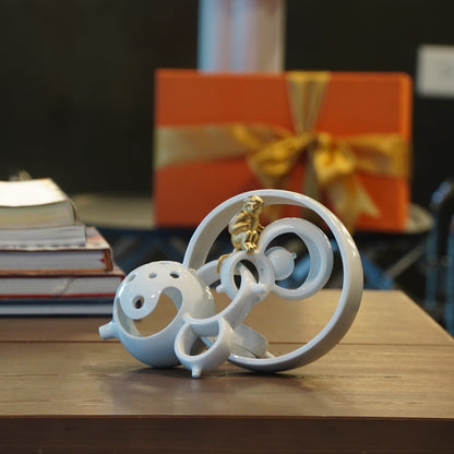 八方新氣 筆筒 大順 生肖猴 花架 花瓶 花器 造形花瓶 居家生活 造形藝術