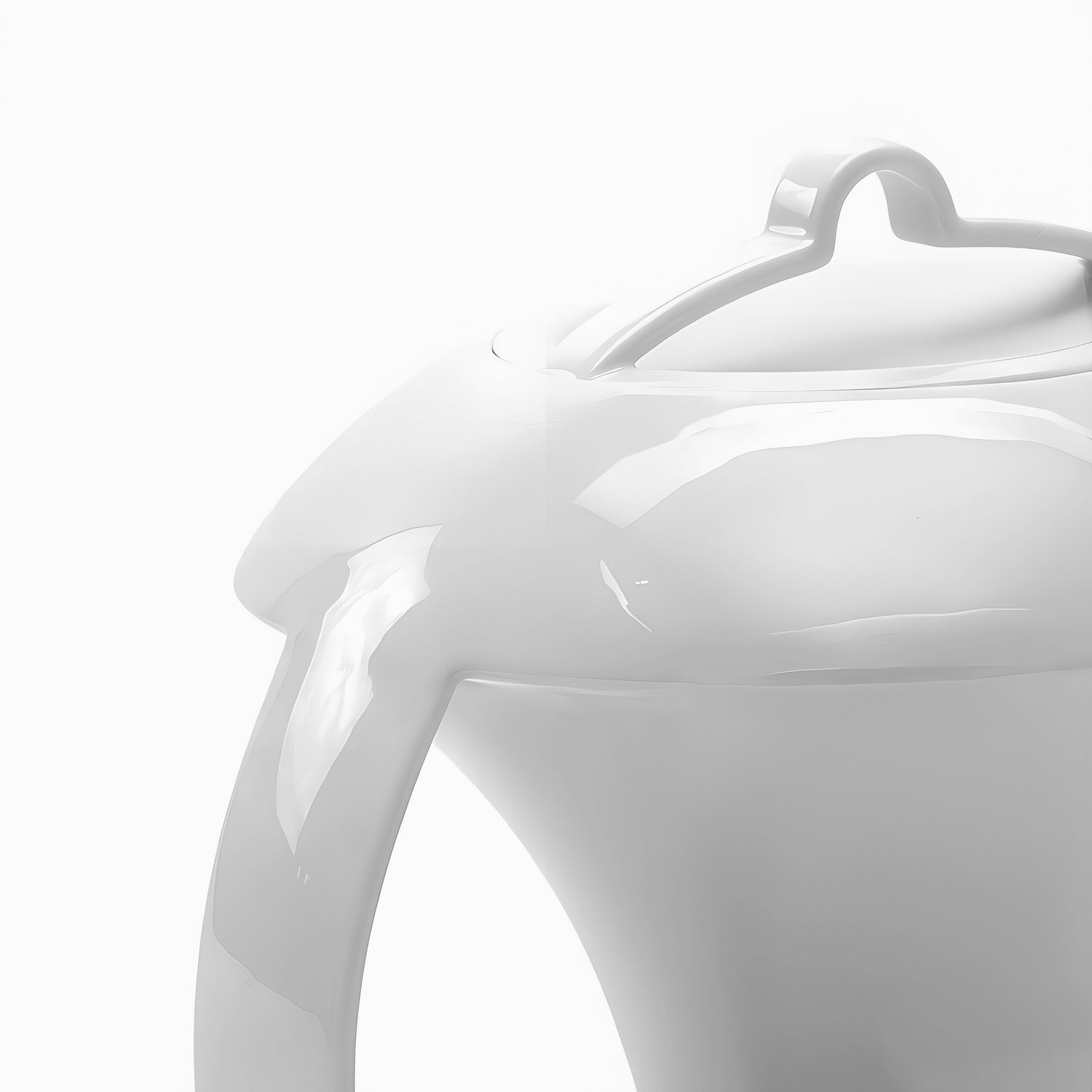 八方新氣 明月造形壺局部特寫 家居生活 瓷器茶具組