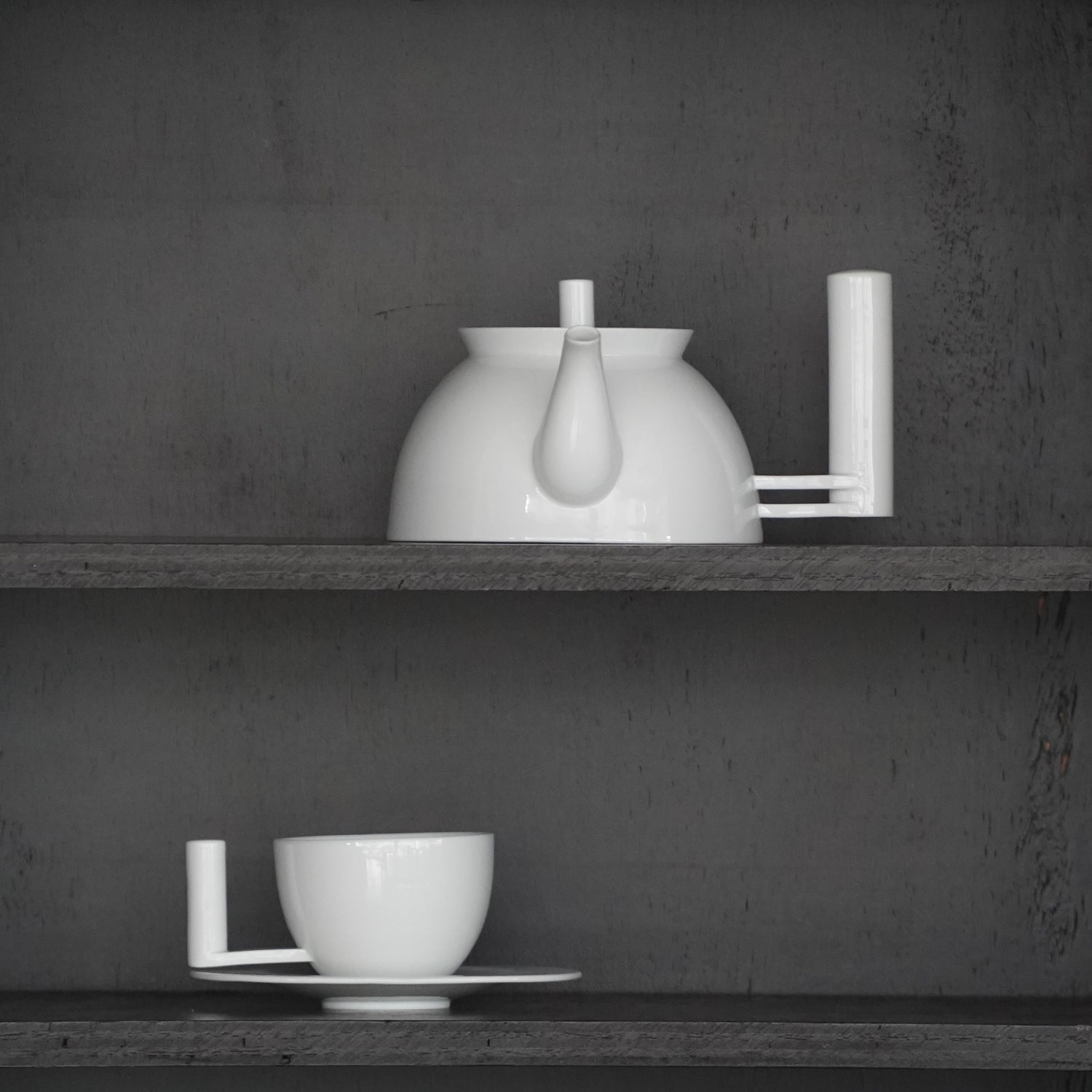 八方新氣 靜思 咖啡杯 茶杯 瓷器 杯子 亮面 白色 茶具 茶器 把手 造形杯 杯子款式