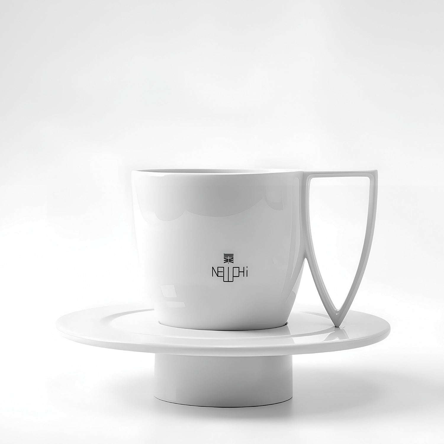 形影 白瓷杯盤組 造形杯 造形壺