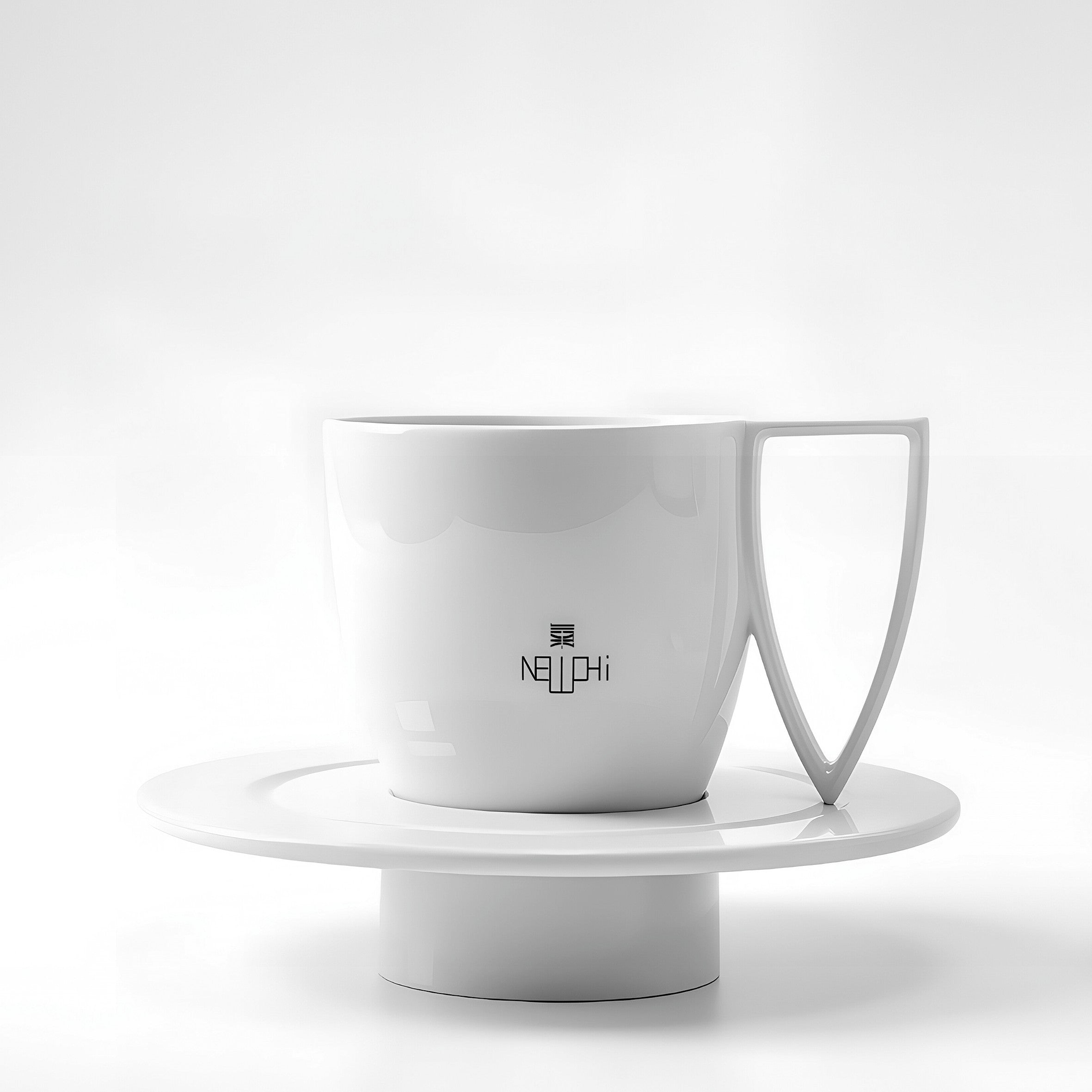 形影 白瓷杯盤組 造形杯 造形壺