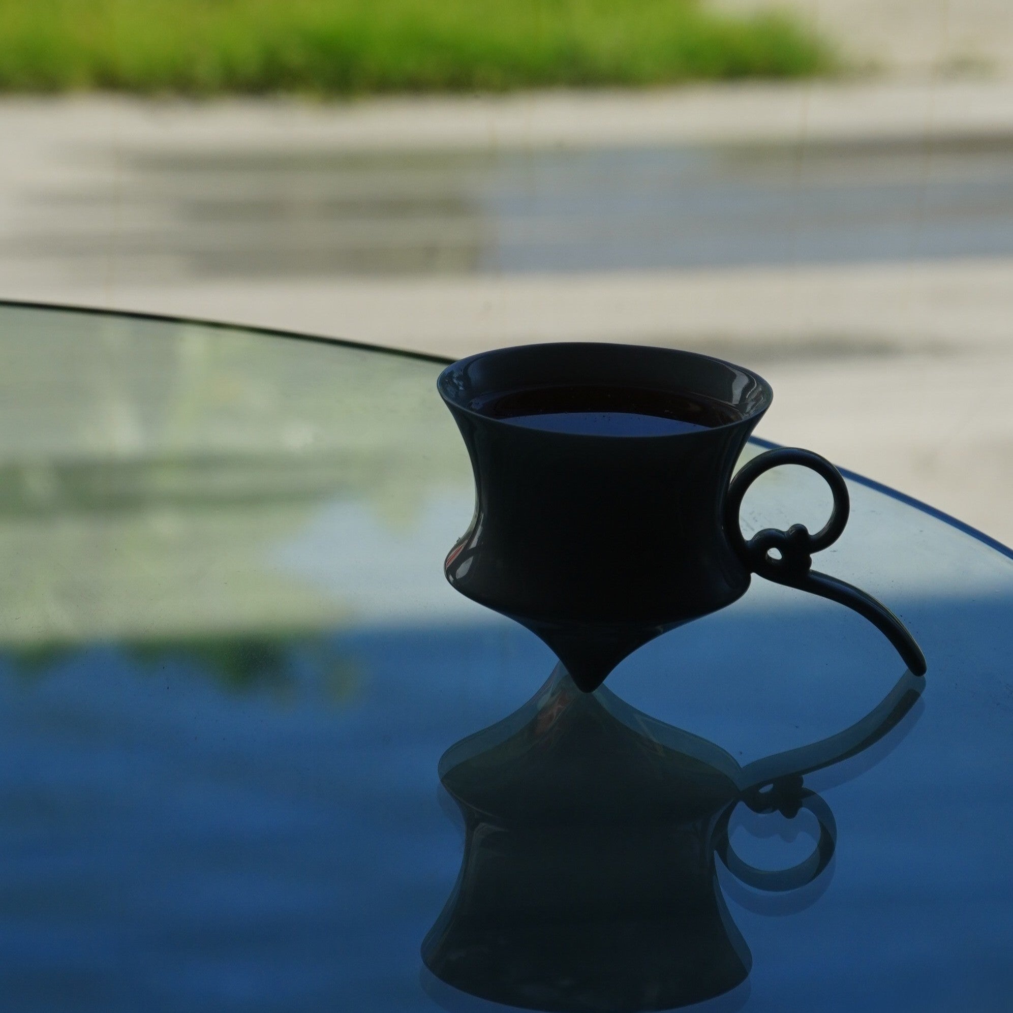 風影咖啡杯 居家生活 白瓷 藝術造形杯 八方新氣 