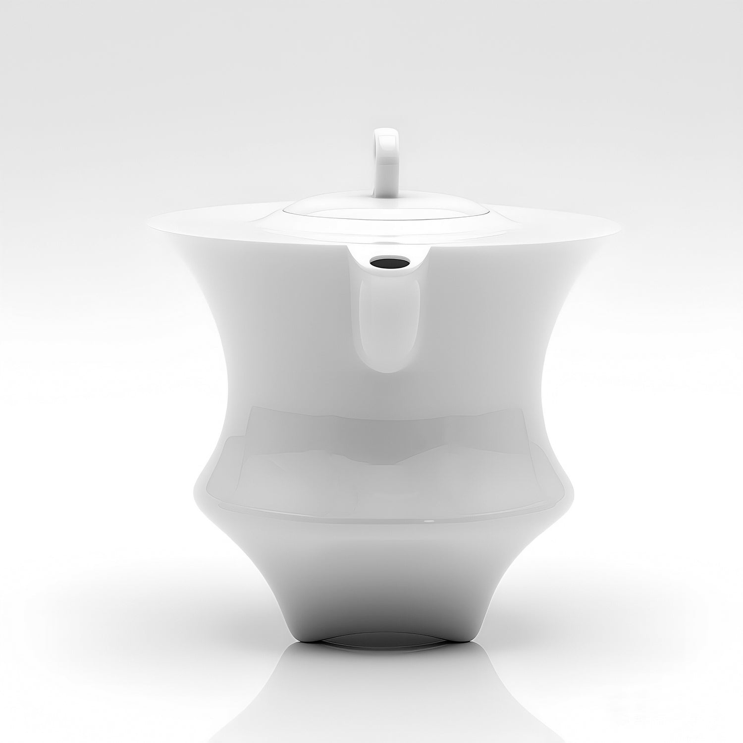 風影造形壺 居家生活 白瓷 藝術 八方新氣 亮白色