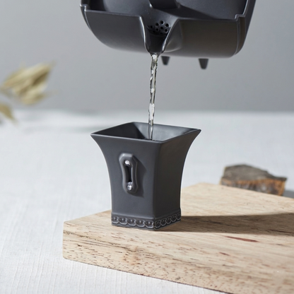 四季 造形杯 明珠在握 霧面灰