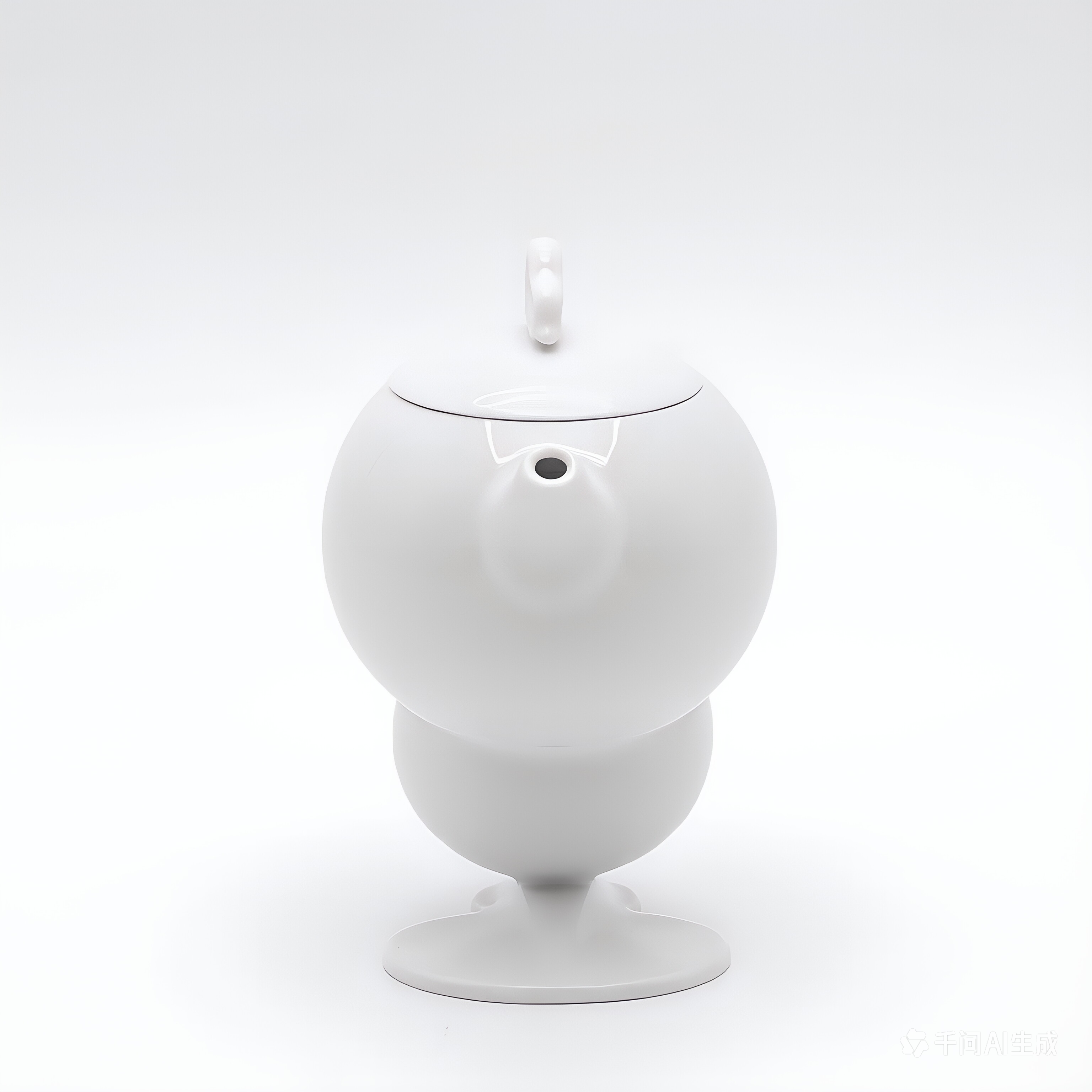 秋躍幸福 藝術造形壺 茶器 茶具