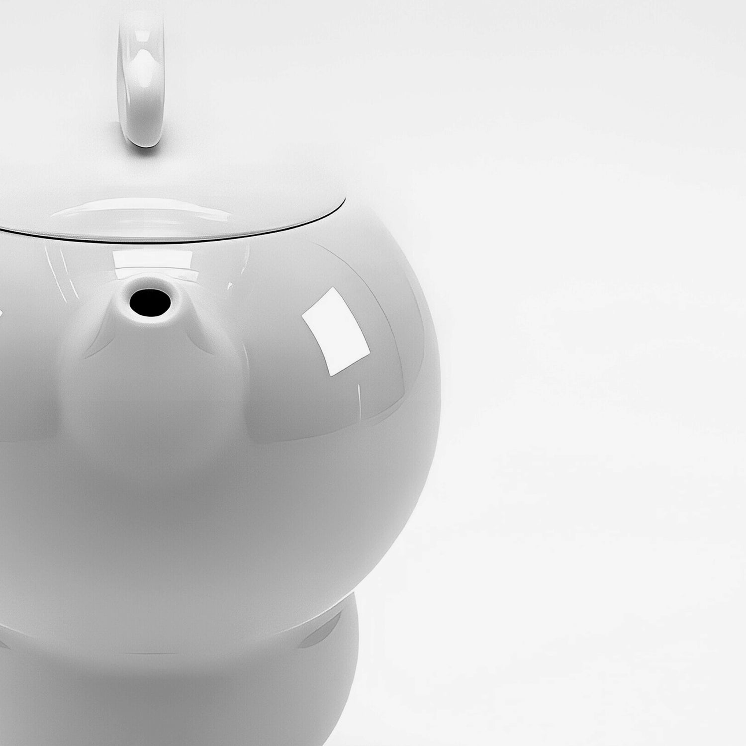 秋躍幸福 茶器 茶具 藝術造形壺口特寫