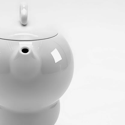 秋躍幸福 茶器 茶具 藝術造形壺口特寫