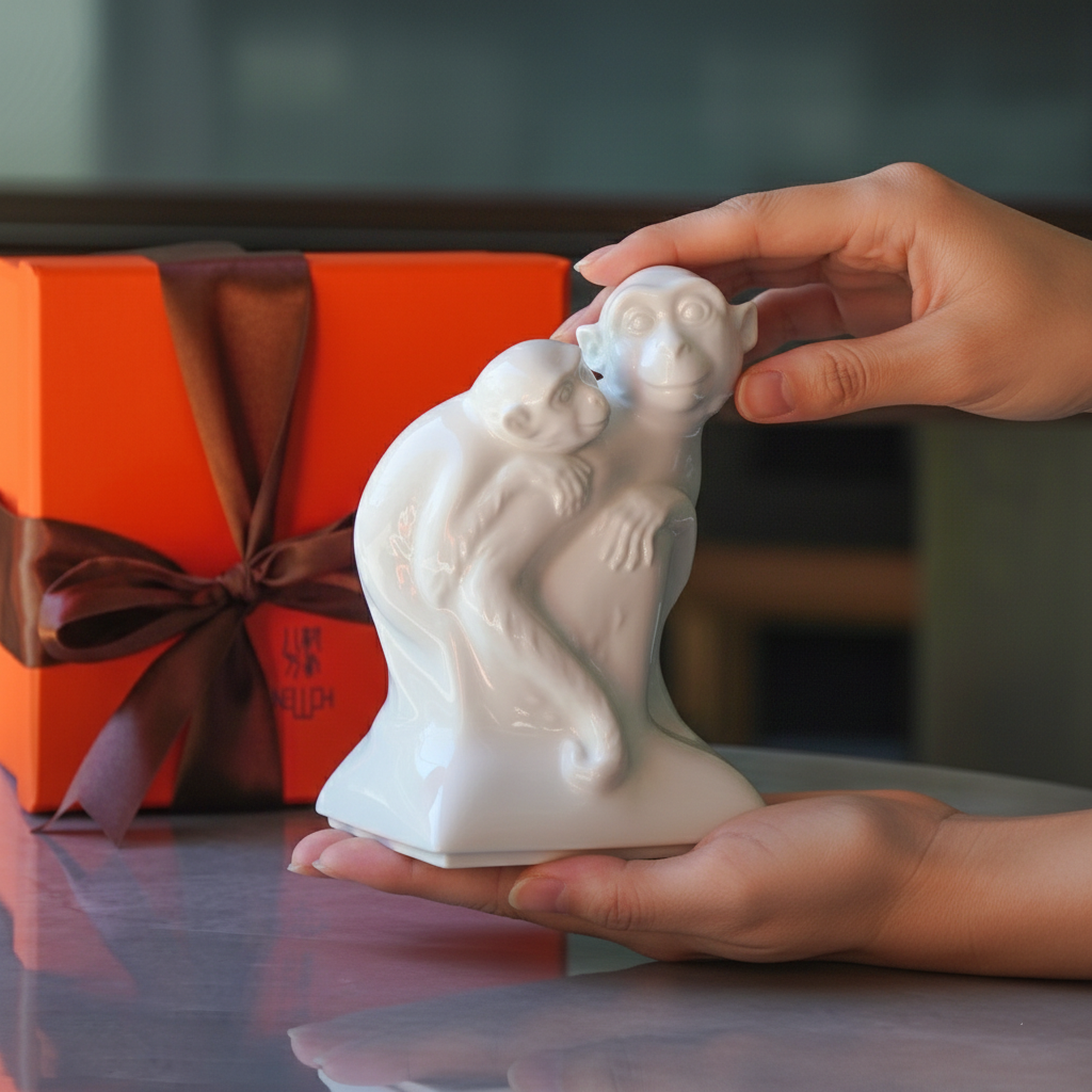 輩輩封侯 大猴 小猴 送禮 居家生活 藝術擺飾