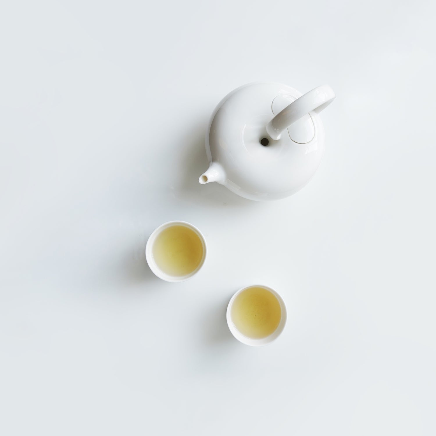 八方新氣 日出望月 創意茶具 亮面 白色 造形壼 茶器 居家生活 茶杯