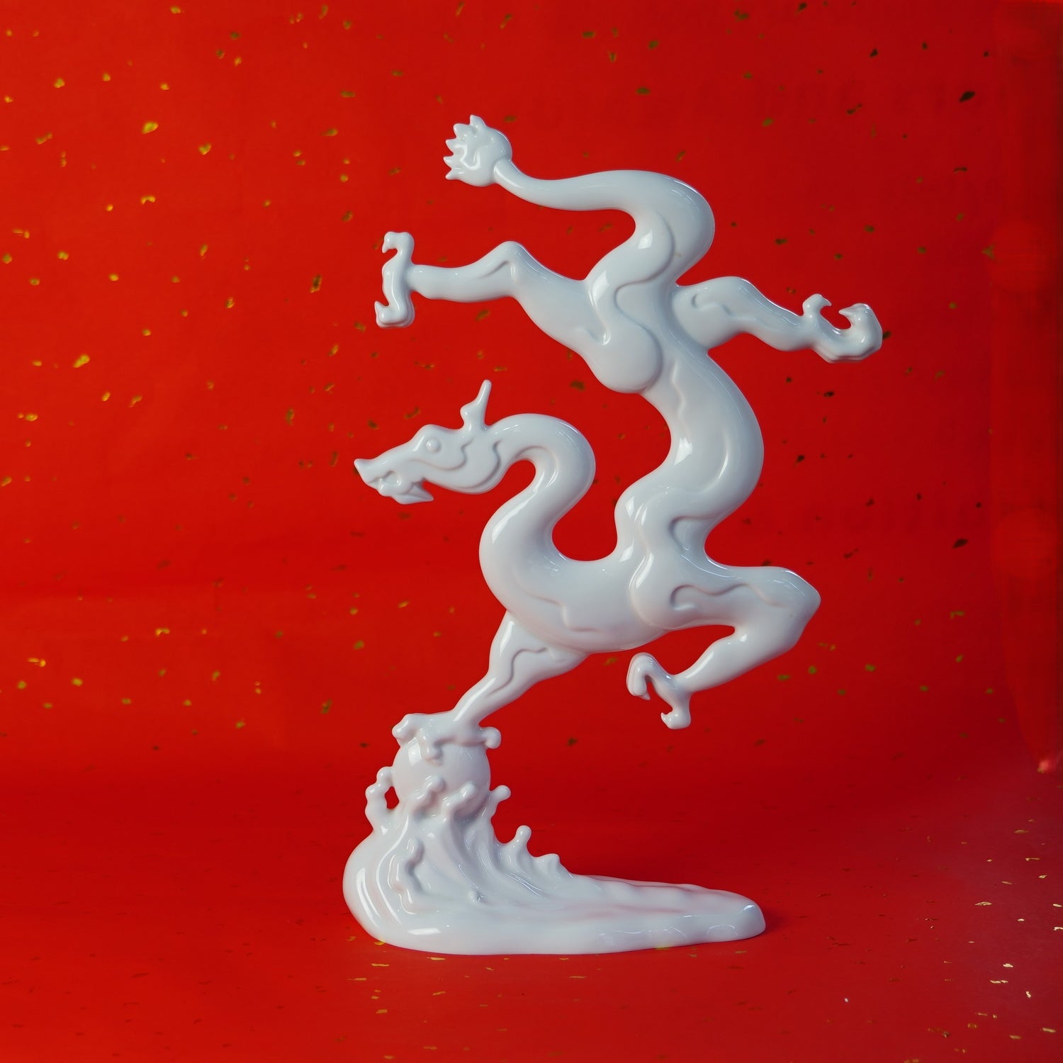 八方新氣 勝券在握 龍 瓷偶 禮物 瓷器 禮盒