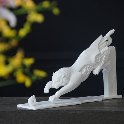 八方新氣 繼往開來 生肖虎 瓷偶 升遷禮物 瓷器擺飾