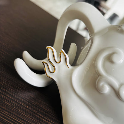 八方新氣 瓷偶 禮物 瓷器 貔貅 動物  招財 進寶 擺飾 禮物