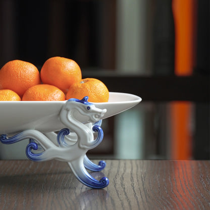 八方新氣 水果盤 大道行 白瓷 瓷器 造形盤 家居生活