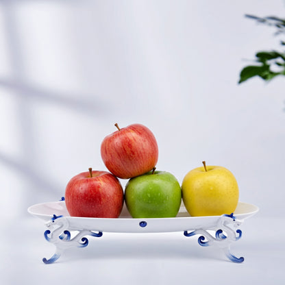 八方新氣 水果盤 大道行 白瓷 瓷器 造形盤 家居生活