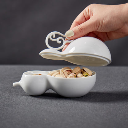 相依 瓷器葫蘆盒 福祿 首飾盒 果盒