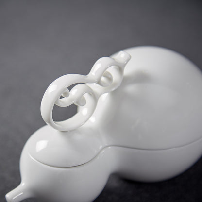 相依 瓷器葫蘆盒 福祿 首飾盒 果盒