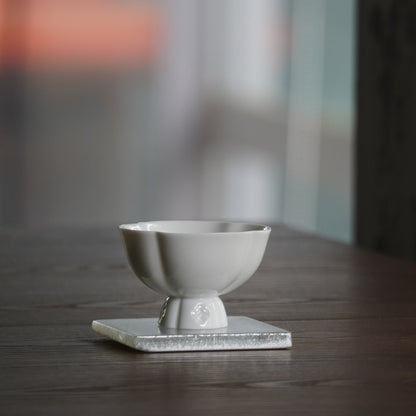 八方新氣 春嵐 咖啡杯 茶杯 茶器 茶具 花朶 瓷器 白瓷 隨圓