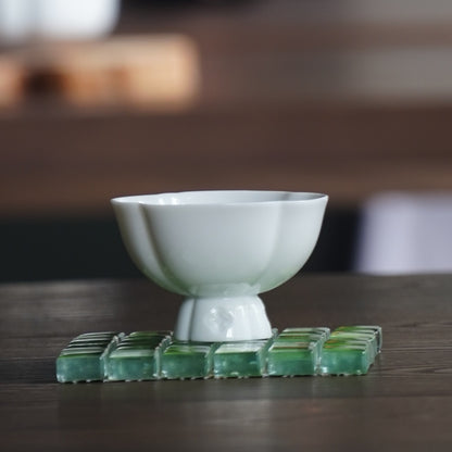 八方新氣 春嵐 咖啡杯 茶杯 茶器 茶具 花朶 瓷器 白瓷 隨圓