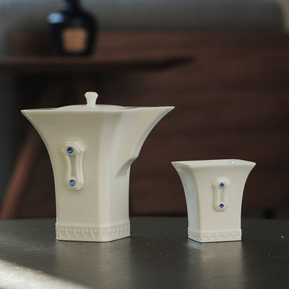 八方新氣 明珠在握 茶具 茶器 咖啡杯 瓷器 壺 白瓷 王俠軍 居家生活
