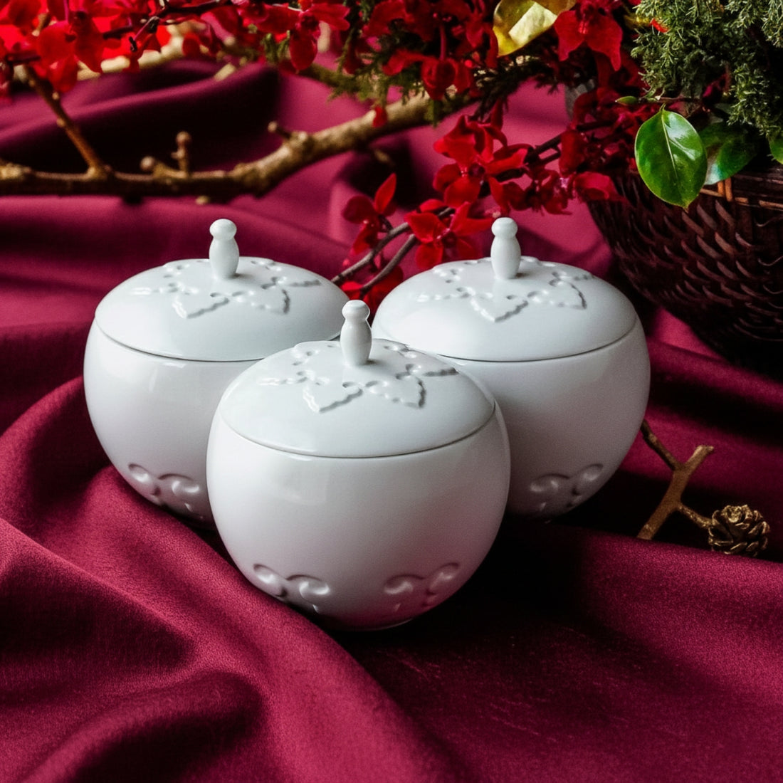 八方新氣 瓷器 送禮 喜相逢 瓜果盒 陶瓷 收納盒 瓷盒 傳家寶 擺飾 禮物