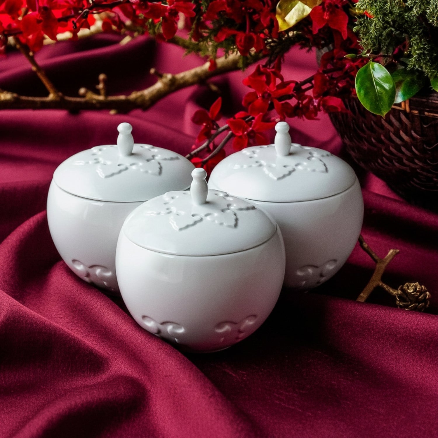 八方新氣 瓷器 送禮 喜相逢 瓜果盒 陶瓷 收納盒 瓷盒 傳家寶 擺飾 禮物