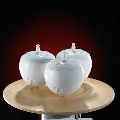 喜相逢 白瓷瓜果盒 居家生活 八方新氣 年節擺飾 企業禮贈 新年禮物 長輩送禮 送禮首選