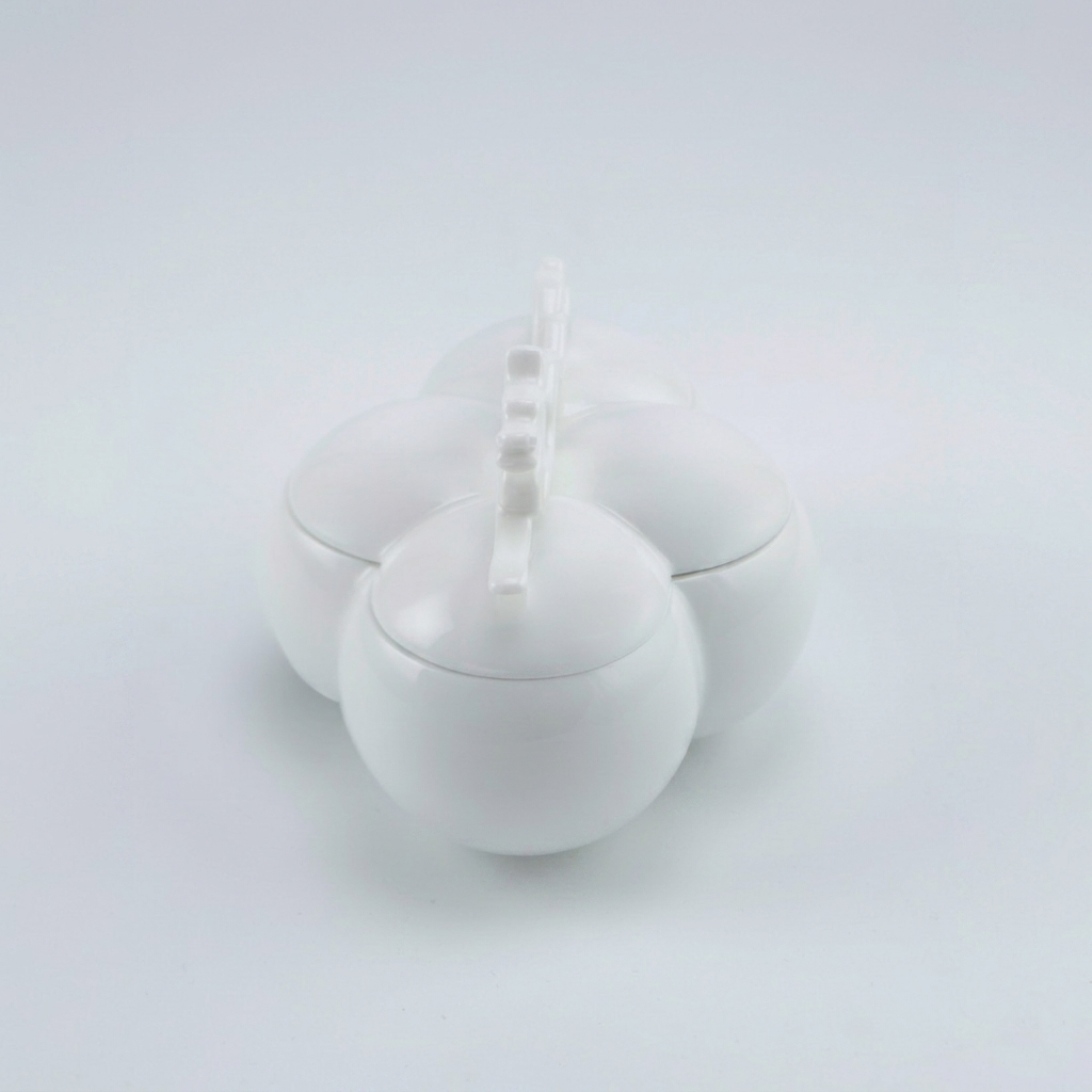 八方新氣 四海遊龍 收納盒 瓷器 送禮 糖果盒 珠寶盒 白瓷