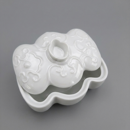 八方新氣 瓷器 送禮 福滿 陶瓷 禮盒 瓷盒 收納盒 白瓷 擺飾 禮物 糖果盒 瓜果盒 珠寶盒