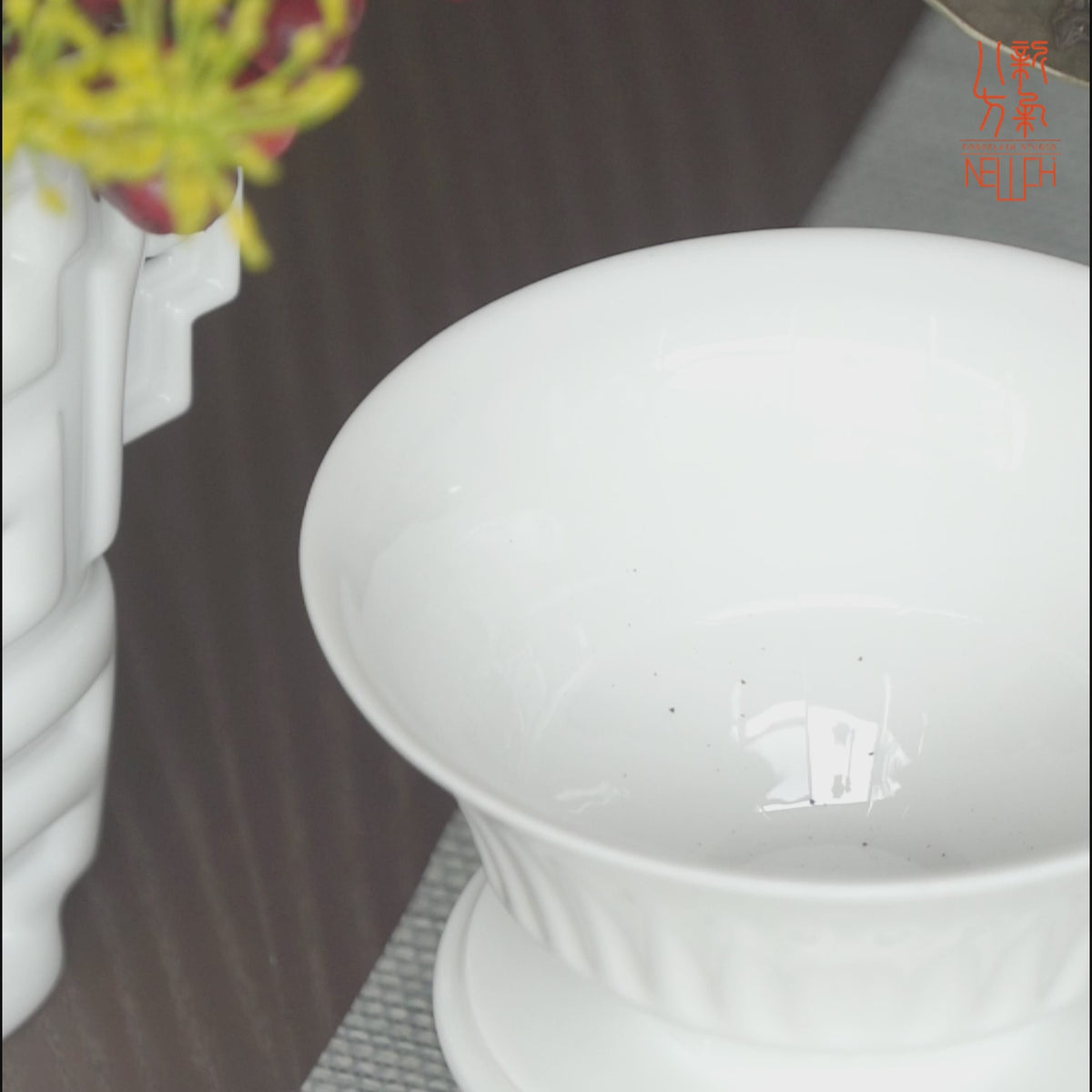 八方新氣 鼎盛 陶瓷 茶杯 蓋杯 瓷器 白瓷 咖啡杯 造形杯 禮盒 送禮 家居生活