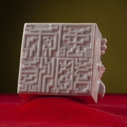 八方新氣 龍禧 王俠軍 玉璽 瓷器 白瓷 龍 印章 